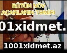 Qapıların açılmasi kilidlerin təmiri