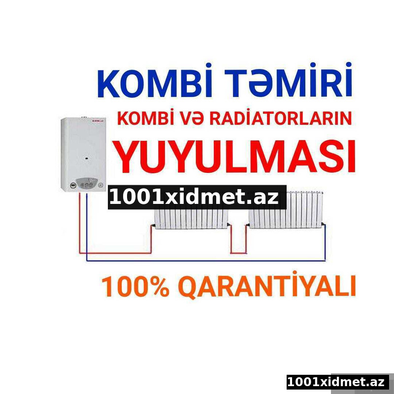 Kombi təmiri və yuyulmasi