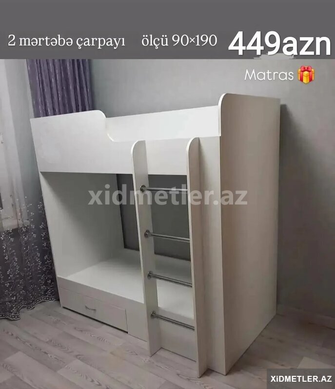 ikimərtəbəli çarpayı