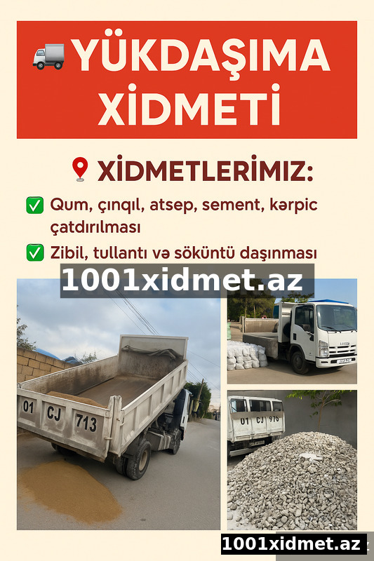 Hər Növ Zibil Və Tullantilarin Ucuz Qiymətə Atilmasi