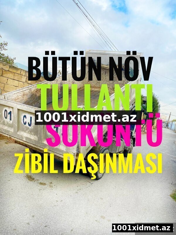 Tullantı (söküntü, zibil) katlavan daşınması