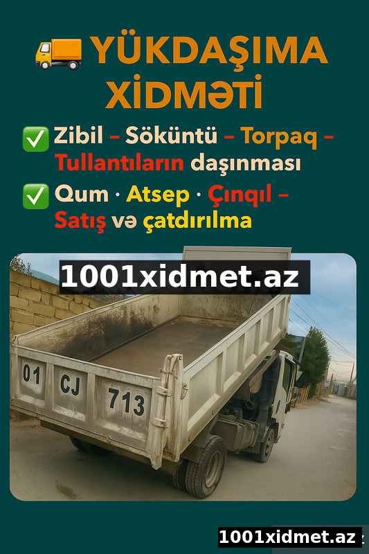 Tullantı zibil söküntü daşınma xidməti