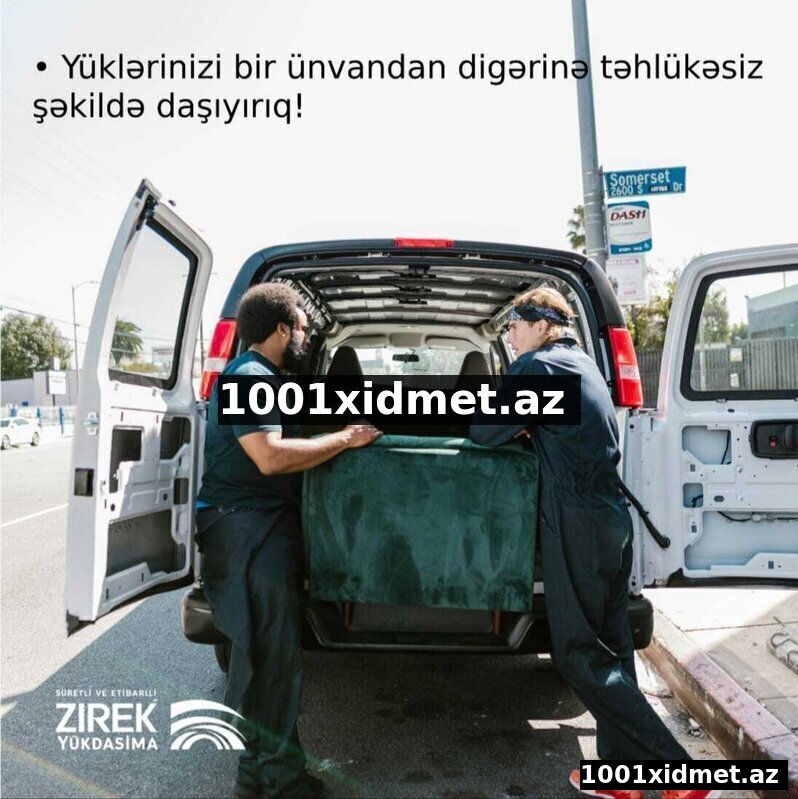 Yük daşıma, yük daşıma xidməti, mebel daşıma