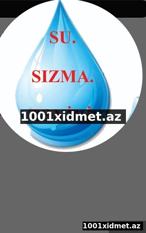 Su Sızma təyin və təmiri peşəkar Zəmanət