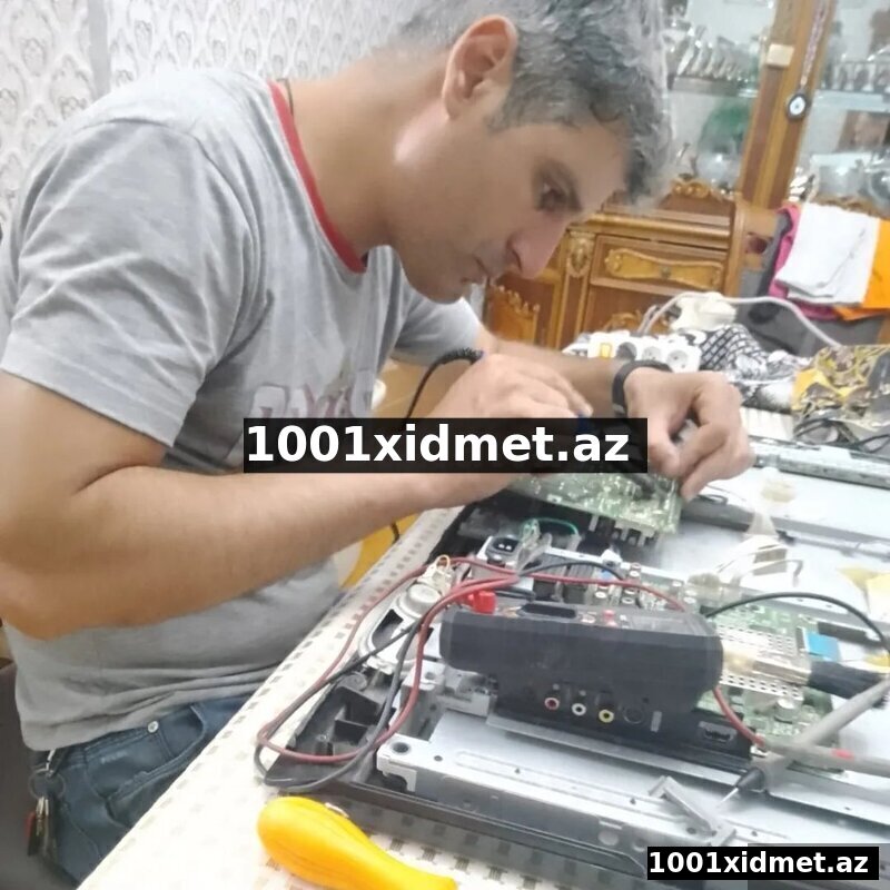 Hər növ televizorlarin ünvanda təmiri