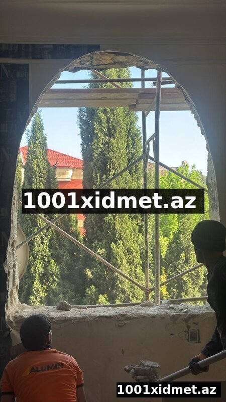 Söküntü işlərinin aparılması