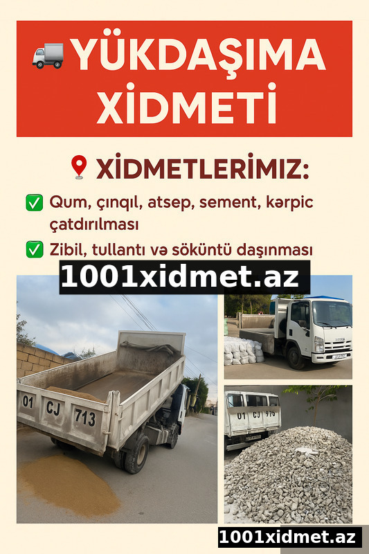 Tullantı (zibil) və söküntü daşınması